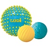Ludi Sensorische ballen - 2 ballen 8 cm, 1 bal 15 cm, blauw