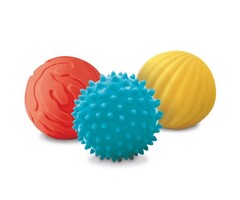 Ludi Sensorische ballen - 3 verschillende ballen 8cm