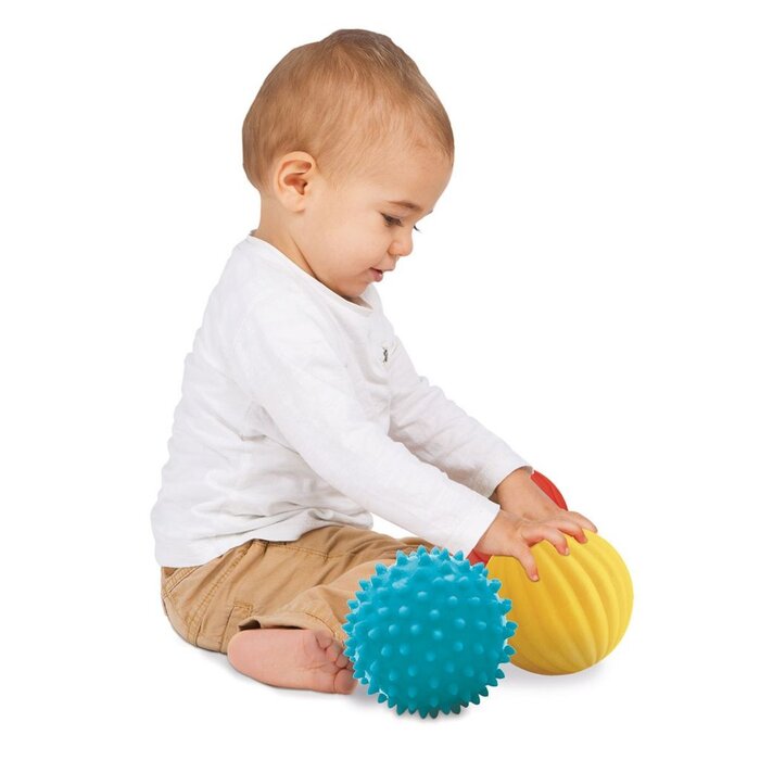 Ludi Sensorische ballen - 3 verschillende ballen 8 cm