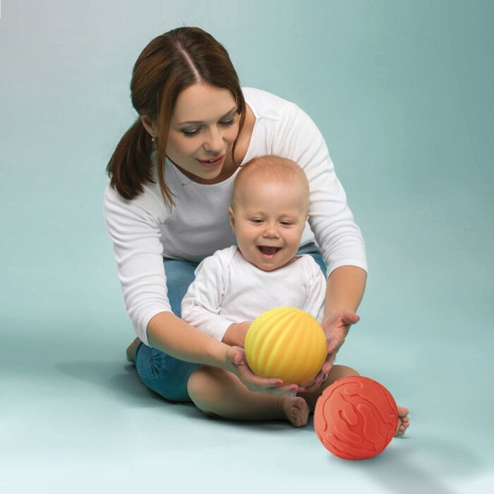 Ludi Sensorische ballen - 3 verschillende ballen 8 cm
