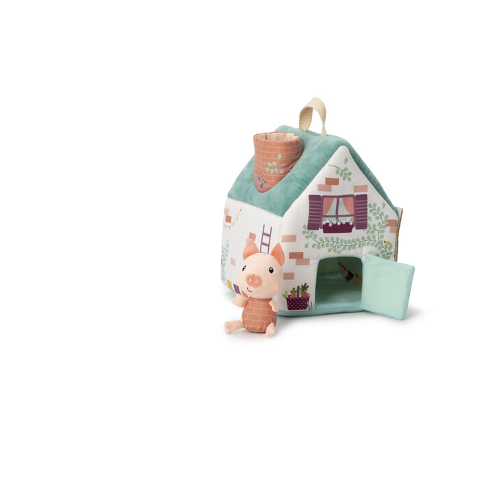 Lilliputiens Stoffen huis - de wolf en de 3 biggetjes