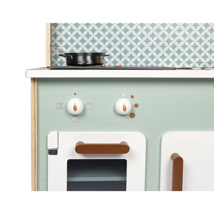 Janod Big Cooker Reverso - Houten speelgoed keukentje