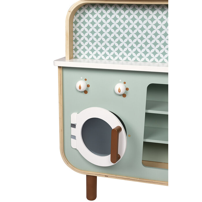 Janod Big Cooker Reverso - Houten speelgoed keukentje