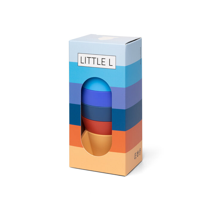 Little L Zachte stapeltoren - raket