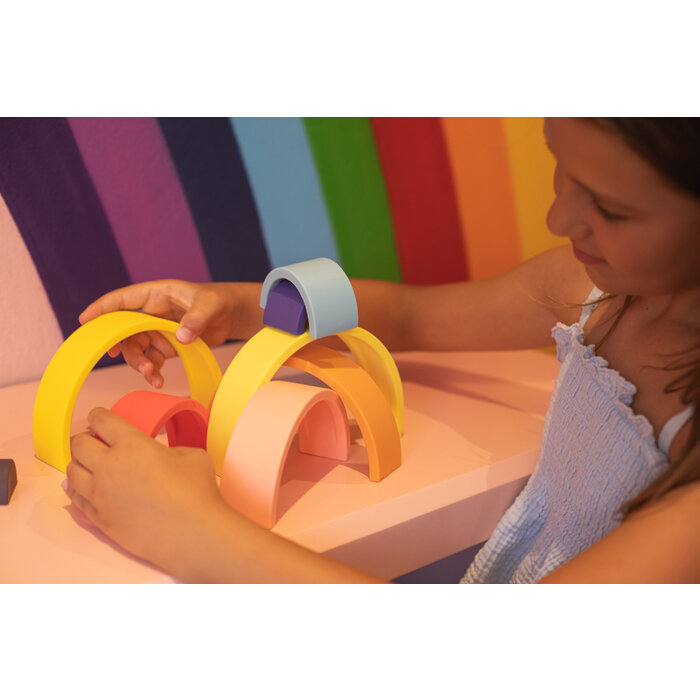 Little L Zachte Regenboog - multicolor
