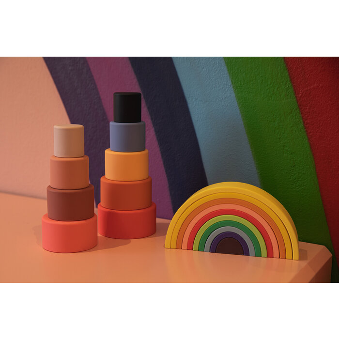 Little L Zachte Regenboog - multicolor