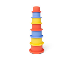 Little L Bekers soft (badspeelgoed) - rood, geel en blauw