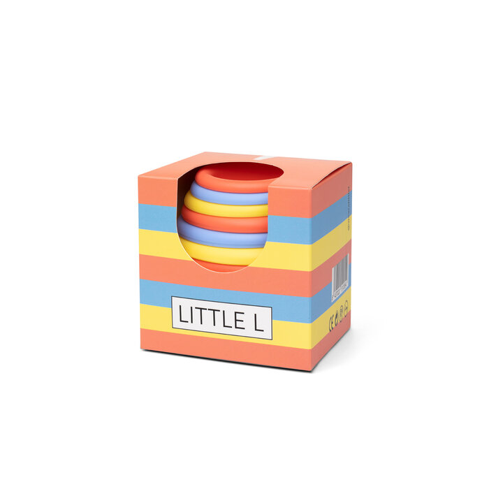 Little L Bekers soft (badspeelgoed) - rood, geel en blauw