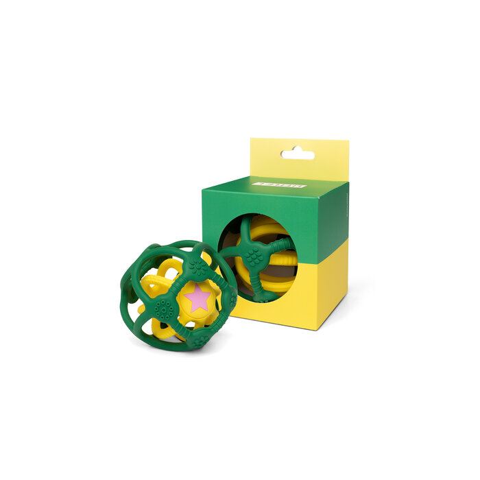Little L Set van 2 sensorische ballen – Groen en Geel