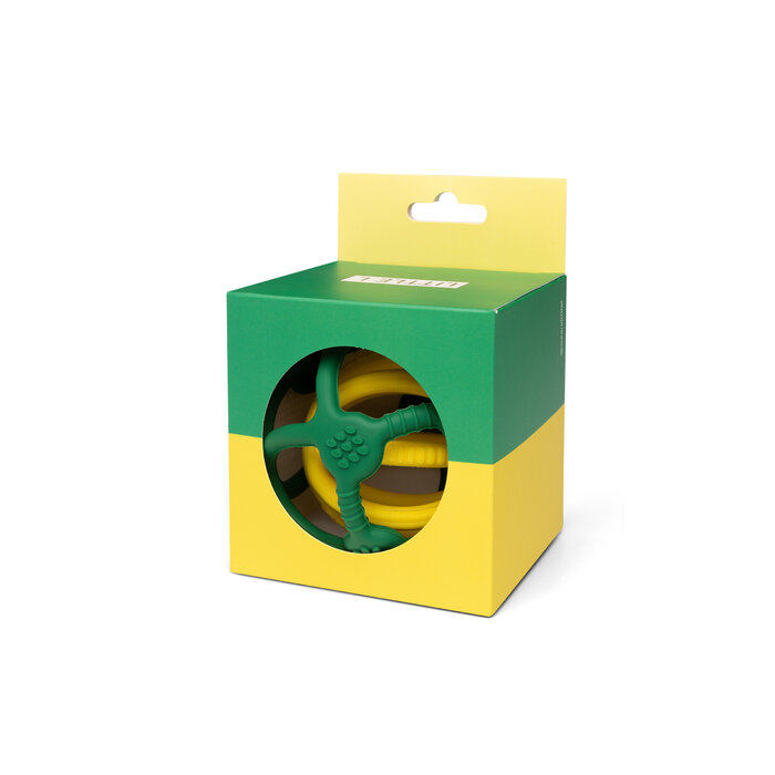 Little L Set van 2 sensorische ballen – Groen en Geel