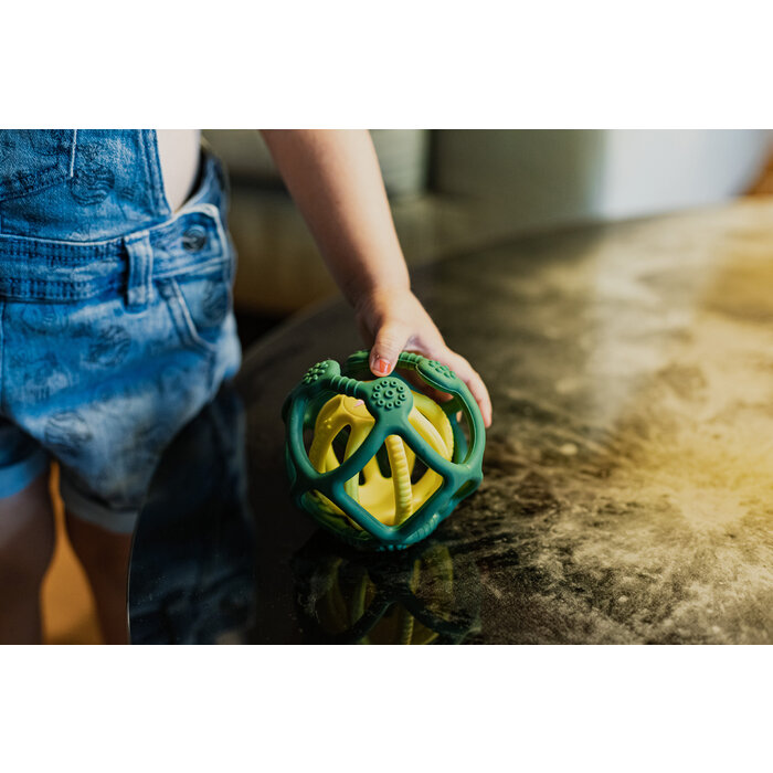 Little L Set van 2 sensorische ballen – Groen en Geel