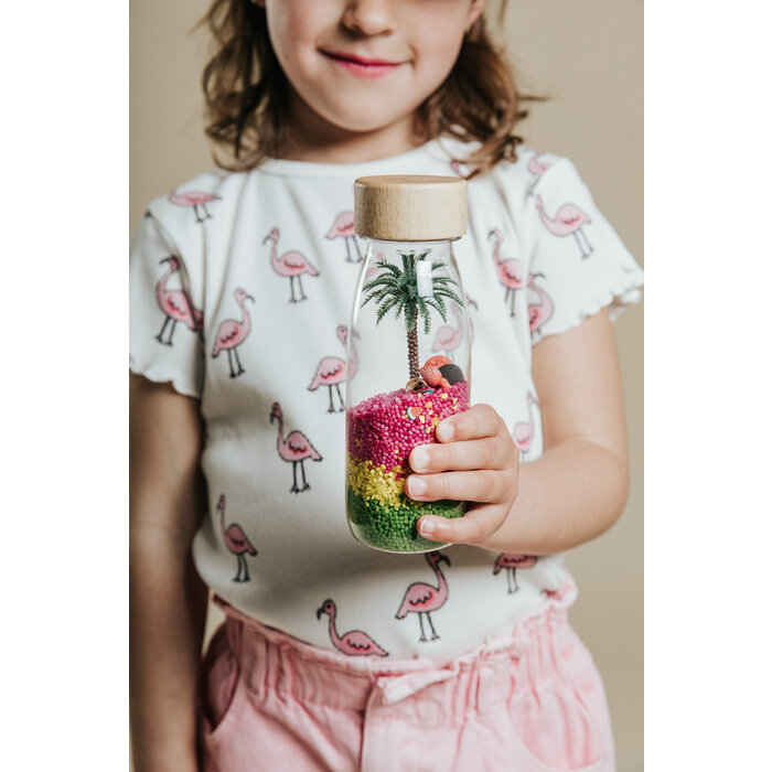 Petit Boum Sensorische fles  - Flamingo