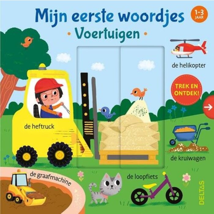 Deltas Mijn eerste woordjes - voertuigen (kartonboekje met flapjes)