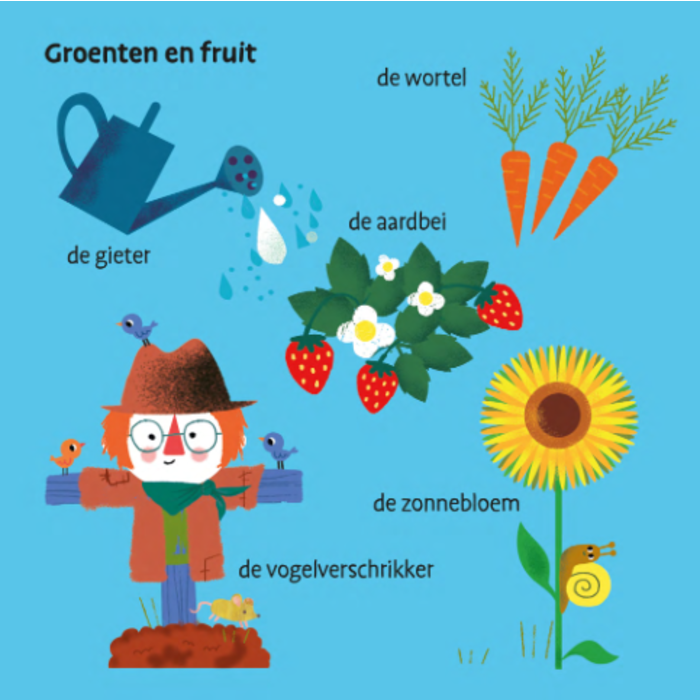 Deltas Mijn eerste woordjes - op de boerderij (kartonboekje met flapjes)