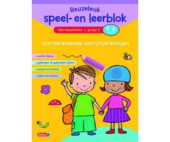 Deltas Reuzeleuk speel- en leerblok Voorbereidende schrijfoefeningen (5-6 j.)
