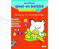 Deltas Reuzeleuk speel- en leerblok eerste tel- en schrijfoefeningen (4-5 j.)