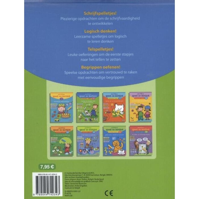 Deltas Reuzeleuk speel- en leerblok allereerste stappen naar Tellen en schrijven (3-4 j.)