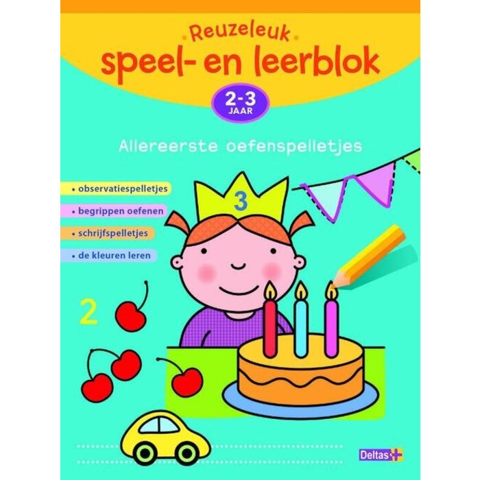 Deltas Reuzeleuk speel- en leerblok Allereerste oefenspelletjes (2-3 j.)