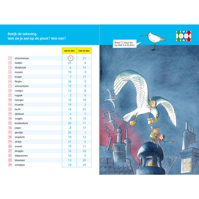 Loco Pakket - de Gorgels -  basisdoos met 2 boekjes - taal en rekenen (maxi)
