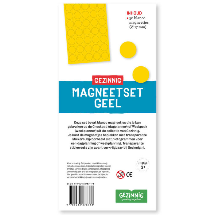 Gezinnig Magneetset - geel
