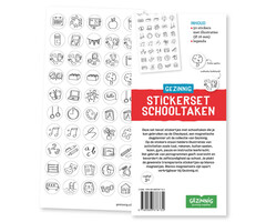 Gezinnig Stickerset - schooltaken