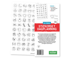 Gezinnig Stickerset - dagplanning