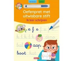 Deltas Oefenpret met uitwisbare stift - ik leer schrijven (6-7 jaar)