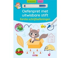 Deltas Oefenpret met uitwisbare stift - eerste schrijfoefeningen (5-6 jaar)