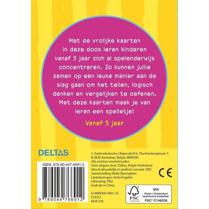 Deltas 50 kaarten met de leukste spelletjes - reuzeleuke concentratiespelletjes