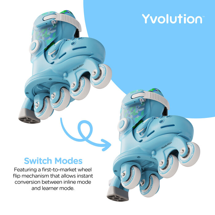 Yvolution Twista Learner Skeelers - Blauw - 29-34