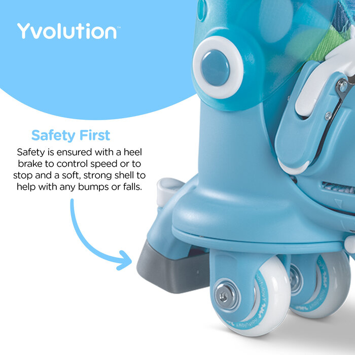 Yvolution Twista Learner Skeelers - Blauw - 29-34