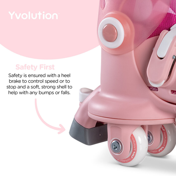 Yvolution Twista Learner Skeelers - Roze - 29-34