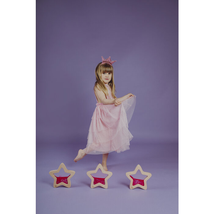 Petit Boum Sensorisch speelgoed - ster Nebula - roze