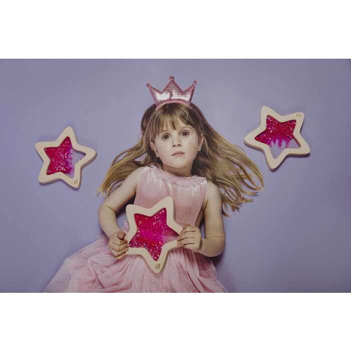 Petit Boum Sensorisch speelgoed - ster Nebula - roze