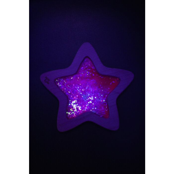 Petit Boum Sensorisch speelgoed - ster Nebula - roze