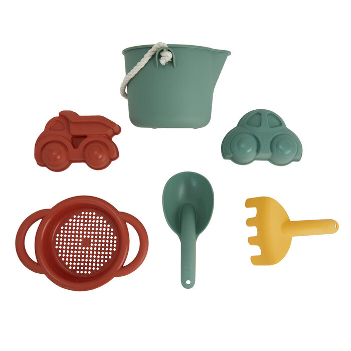 Viking Toys Re:line Emmerset met zandvormen Voertuigen