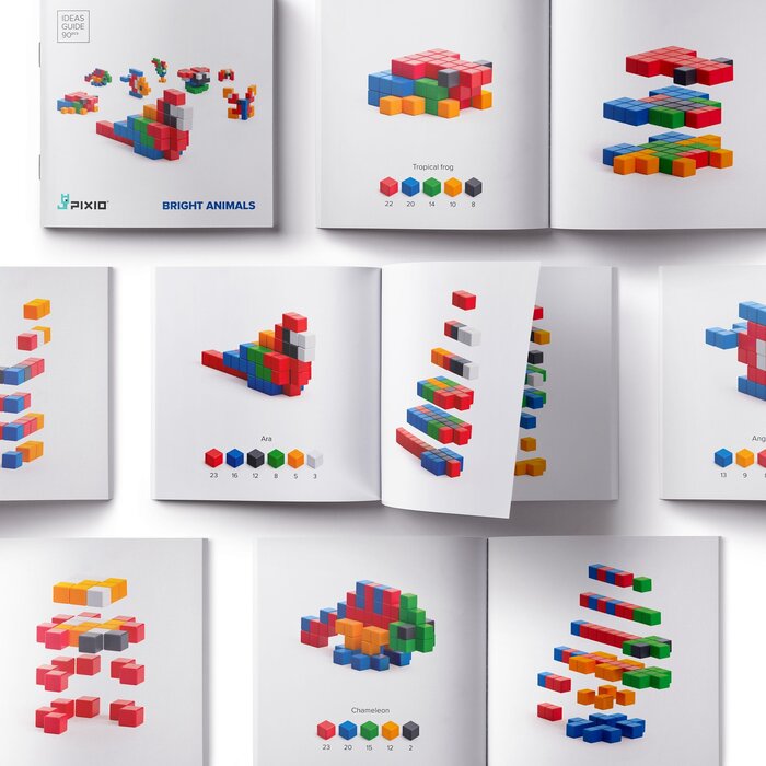 PIXIO Bright Animals - Magnetische blokken