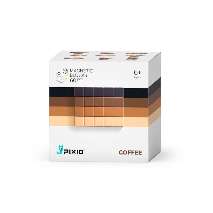 PIXIO Abstract Coffee - Magnetische blokken