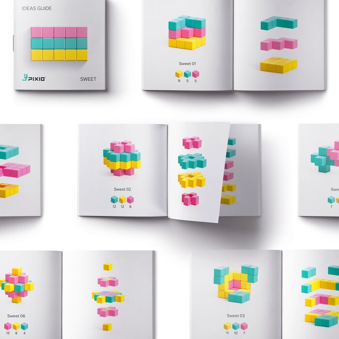 PIXIO Abstract Sweet - Magnetische blokken