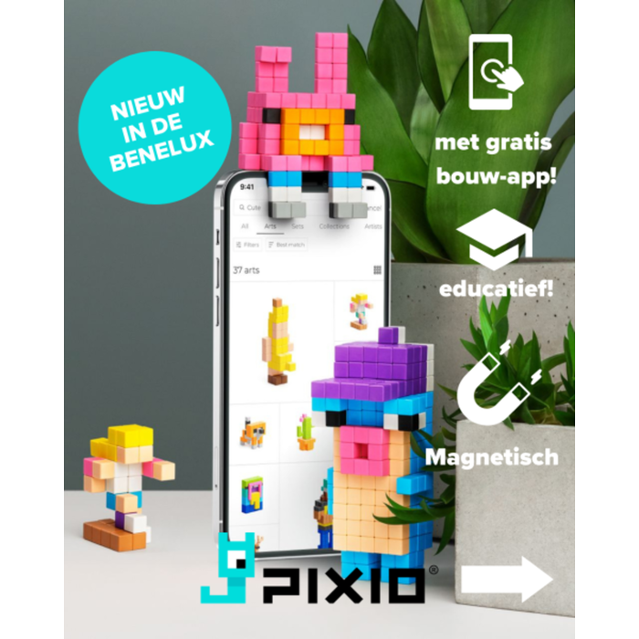 PIXIO Abstract Amphibio - Magnetische blokken