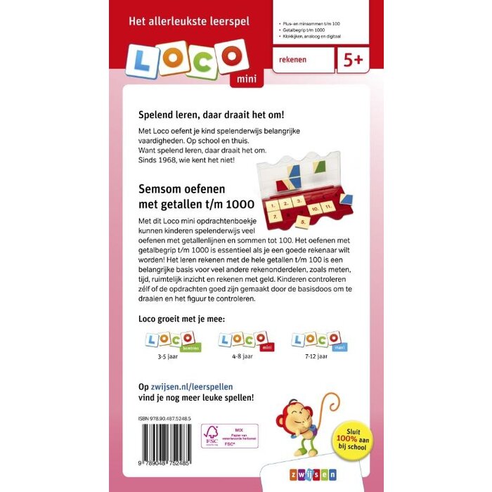Loco Semsom - oefenen met getallen t/m 1000 (mini)