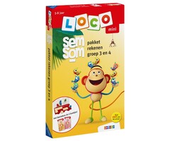 Loco Semsom - pakket - basisdoos met 2 boekjes - rekenen groep 3 en 4 (mini)