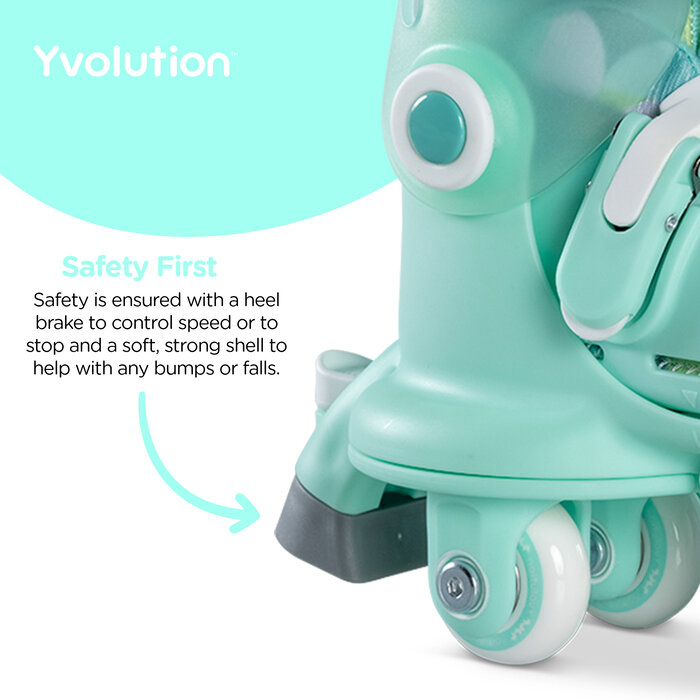 Yvolution Twista Learner Skeelers - Groen - 29-34