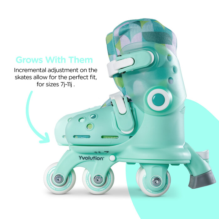 Yvolution Twista Learner Skeelers - Groen - 29-34