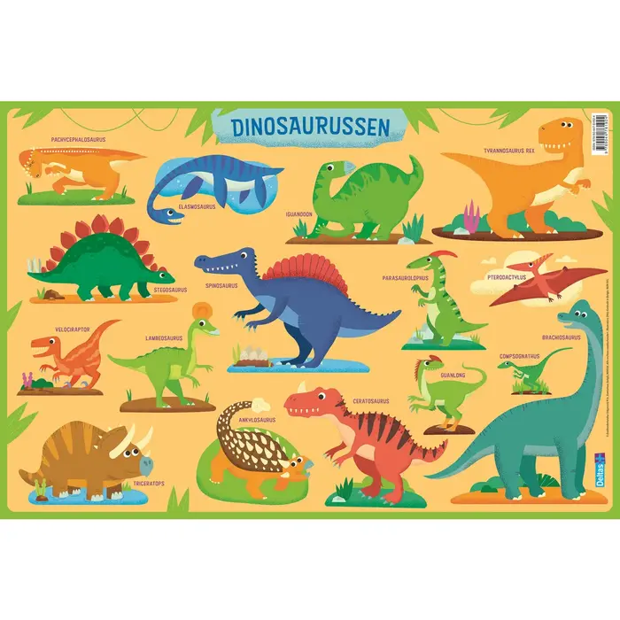 Deltas Educatieve onderlegger - dinosaurussen (preschool)