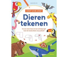Deltas Dieren tekenen, stap voor stap