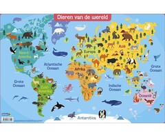 Deltas Educatieve onderlegger - dieren van de wereld (preschool)