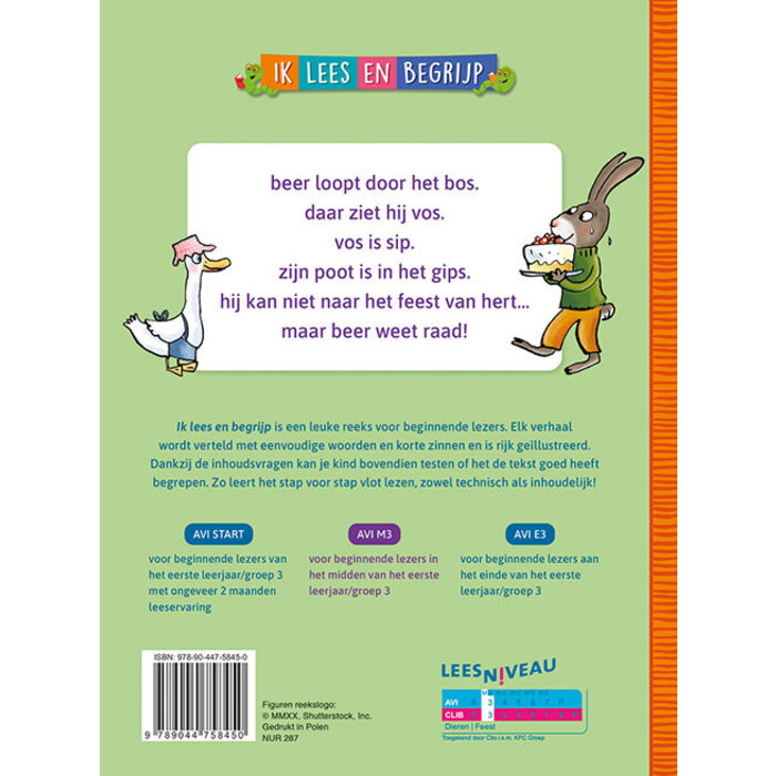 Deltas Ik lees en begrijp - Taart voor beer (AVI M3 / AVI 2)