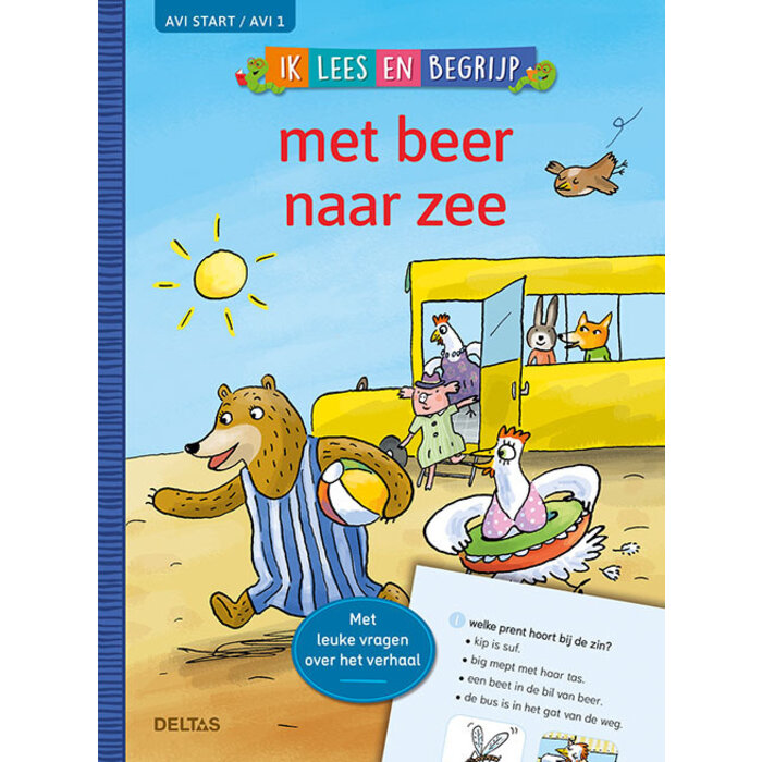 Deltas Ik lees en begrijp - Met beer naar de zee (AVI START / AVI 1)
