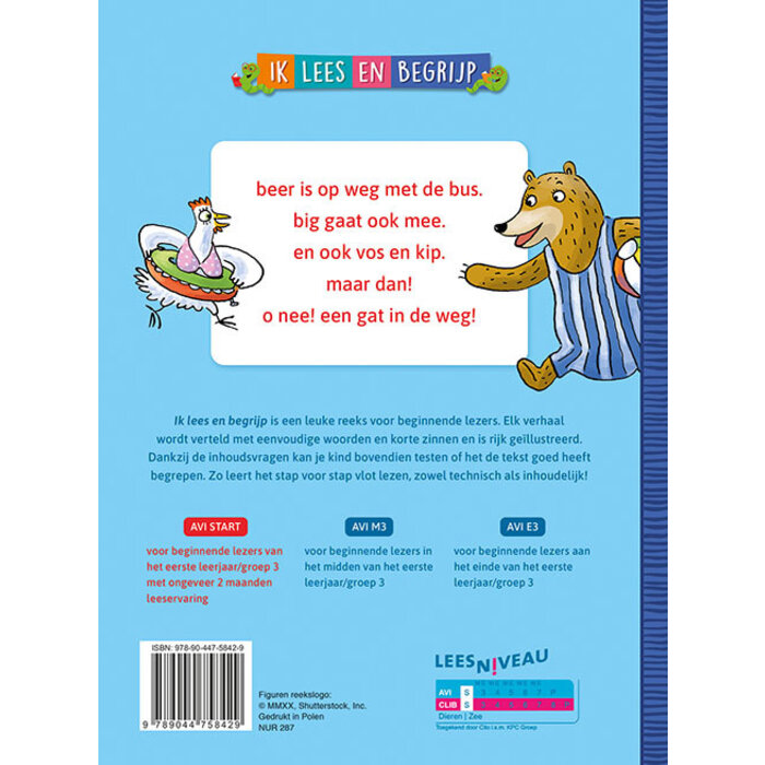 Deltas Ik lees en begrijp - Met beer naar de zee (AVI START / AVI 1)